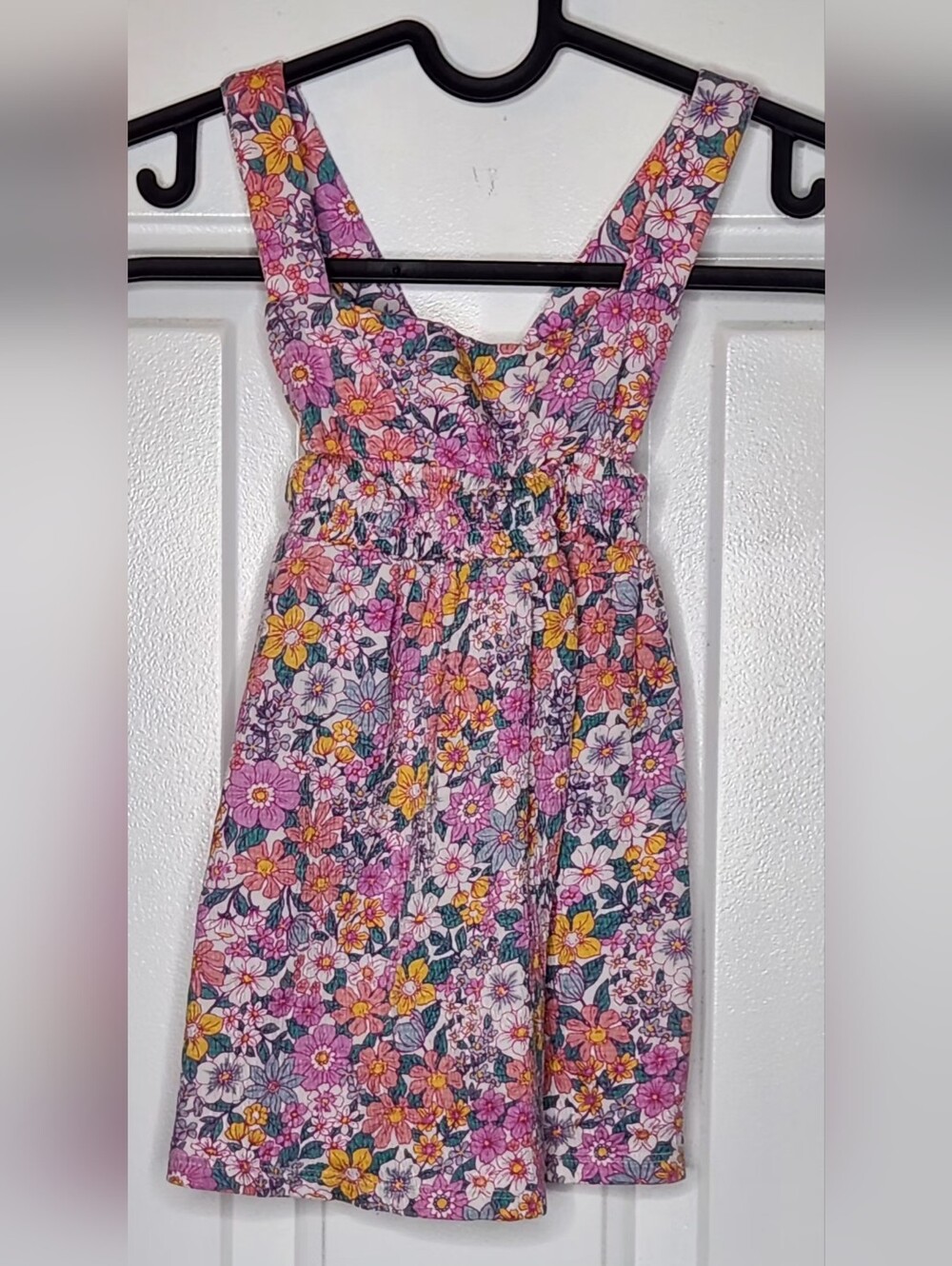 Tommy Bahama Pink Floral Sundress with Yellow & Green Accents